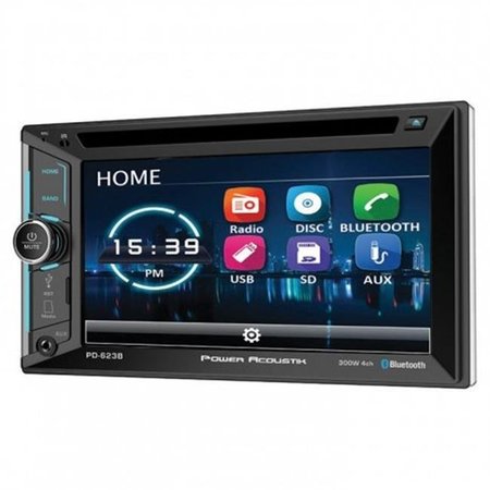 POWER ACOUSTIK Power Acoustik PD623B 6.2 in. Double Din Receiver with Bluetooth PD623B